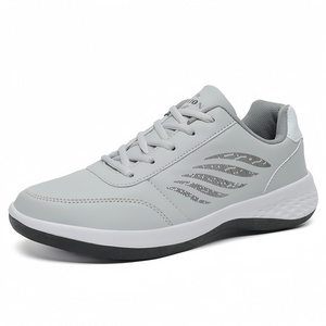 Chaussures plates à lacets pour hommes de qualité supérieure, amorties, idéales pour la sécurité, le fitness, la marche, les loisirs et l'exercice, avec un style de marche décontracté. - Product Image 5