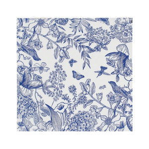 Servilletas Desechables DAMAI, Diseño Floral en Porcelana Azul y Blanca para Hotel y Restaurante - Product Image 2