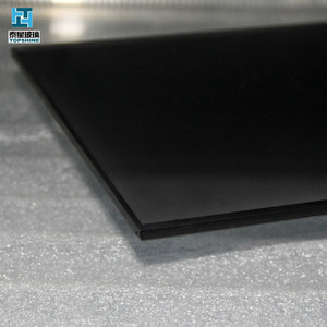 <span class=keywords><strong>Verre</strong></span> givré sablé noir <span class=keywords><strong>trempé</strong></span> personnalisé de 5mm - Product Image 2