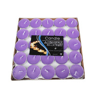 Bougies chauffe-plat sans fumée en cire végétale de paraffine pour aromathérapie, vente en gros du fabricant, pour décoration d'anniversaire et de mariage, lot de 50