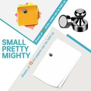 Wholesale 56Pcs <b>Small</b> Metal Pushpin Fridge Magnets Refrigerator Strong Magnets Metal Pushpin for <b>Whiteboard</b> Office Classroom - Product Image 3