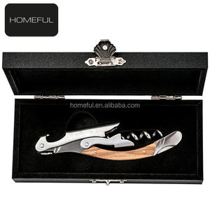 <span class=keywords><strong>Tire</strong></span>-<span class=keywords><strong>bouchon</strong></span> <span class=keywords><strong>Laguiole</strong></span> pour bière et vin avec manche en bois Pakka, 2 en 1, écologique, multifonction - Product Image 1