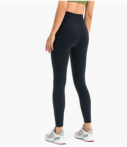Logo 2025 personalizzato morbido e burroso alto Wais allineare Leggings da Yoga pantaloni attillati da donna per Leggings da corsa atletici - Product Image 1