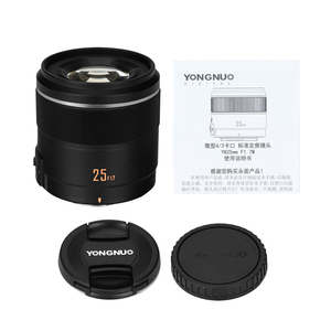เลนส์ YONGNUO YN 25 มม. F1.7M 25 มม. STM สำหรับ <span class=keywords><strong>Panasonic</strong></span> สำหรับ Olympus M 4/3 Mount G95 GF9 GX9 มาโคร 4/3 รูรับแสงกว้าง AF สำหรับกล้อง - Product Image 2