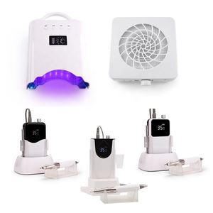 Lampe à ongles LED UV rechargeable 75W et perceuse à ongles électrique 35000RPM, kit de manucure professionnel - Product Image 5