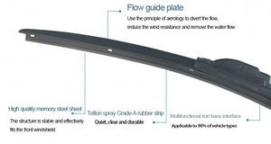 KCTION 2025 K-771 Innovate Limpiaparabrisas delantero universal sin marco para coche con placa de PC roja multifunción para <span class=keywords><strong>BMW</strong></span> y Toyota - Product Image 6