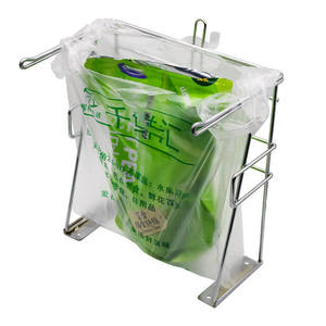 Nouveau design de sac de t-shirt d'épicerie support de stockage présentoir en métal pour le shopping - Product Image 5