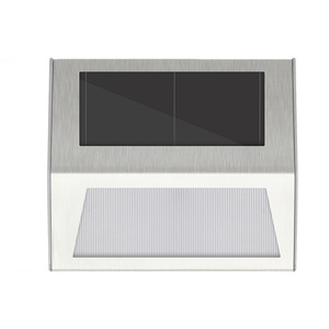 HDH Huidahong Solar Powered LED Wall Lights <b>Outdoor</b> Decorative Garden Path <b>Step</b> Lamp <b>for</b> Patio Yard - Product Image 4