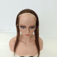 Vente en gros usine : Closure frontale en dentelle HD 12x2, cheveux humains vierges 100% raides, densité 120%, avec nœuds invisibles et dégradé naturel