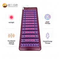 Tapis chauffant en jade améthyste naturel violet Jiwan Lejia pour usage domestique et SPA, certifié FCC CE