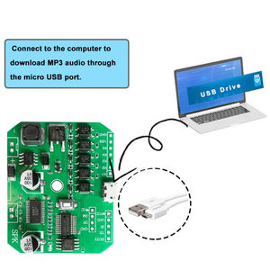 Module MP3 4 Mo à <span class=keywords><strong>Voix</strong></span> Réglable avec Port de Téléchargement Micro USB, Sons à Triggers Multiples, Type d'Entrée DC - Product Image 5