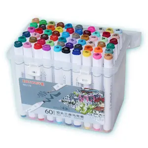 Wholesale Professional Sketching Marker Colors Set Double Head