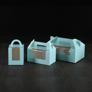 Boîte à muffins en carton personnalisée avec fenêtre en PVC - Product Image 2