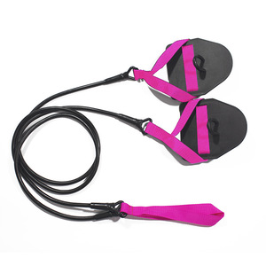 Bandas de Resistencia para Entrenamiento de Natación, Práctica de Natación en Tierra con Palas, Resistencia de 20-60 Libras, Accesorio de Natación Portátil para Gimnasio en Casa - Product Image 3