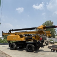 DR-210 Yahe Heavy Industry, foreuse sur roues à entraînement par engrenages contrôlée par PLC, hydraulique, à quatre roues motrices, moteur 184KW, profondeur max. 30m