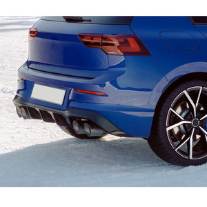 Adecuado para Volkswagen <span class=keywords><strong>Golf</strong></span> 8 <span class=keywords><strong>Pro</strong></span> <span class=keywords><strong>Max</strong></span>, Doble Salida de Escape Trasera - Product Image 4