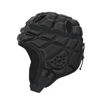 Adulto joven EVA Softshell transpirable certificado Scrum Cap personalizado Rugby casco para 7v7 bandera fútbol