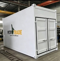 Station de remplissage de carburant mobile en conteneur de 20 pieds/40 pieds, certifiée UL142, en acier au carbone résistant à la corrosion, prix direct usine