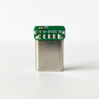 Connecteur USB Type-C mâle OEM 12 broches USB 2.0 C vers C PD 60W à souder, prise USB-C pour câble de charge et de données