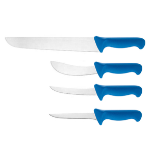 <span class=keywords><strong>Set</strong></span> di <span class=keywords><strong>Coltelli</strong></span> <span class=keywords><strong>Professionali</strong></span> da Macellaio in Acciaio Inossidabile con Manico in PP, <span class=keywords><strong>Set</strong></span> di <span class=keywords><strong>Coltelli</strong></span> Lunghi per Disossare e Sfilettare - Product Image 1