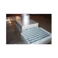 Rejilla de Drenaje de Acero de Estilo Industrial de Alta Calidad, Diseño de Modelo 3D, Eficiente para la Gestión del Agua en la Construcción y la Inmobiliaria, Marca Propia