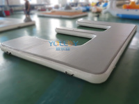 Plate-forme gonflable de dock de jet ski de taille personnalisée pour des occasions de yacht d'amusement de natation