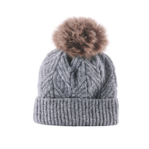 Women's Fashion Custom Knit Hat with <strong>Pom</strong> <strong>Pom</strong> Ski <strong>Beanie</strong> for Autumn Winter Soft Comfortable Character Cartoon Printing - Product Image 2