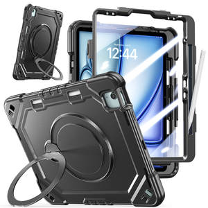 Étui pour <span class=keywords><strong>iPad</strong></span> <span class=keywords><strong>Air</strong></span> 13 pouces M3/M2 2025/2024 avec support pour stylet, coque intégrale avec béquille pour <span class=keywords><strong>iPad</strong></span> Pro 13 pouces/12,9 pouces - Product Image 2