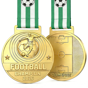 Medaglia Sportiva Personalizzata in Lega di Zinco, Medaglione in Metallo Smaltato Placcato Oro di Alta Qualità, Premio per Tiro con l'Arco - Product Image 2