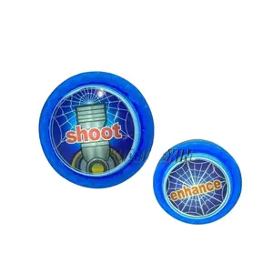 HJKX Blue Circle Shooting Buttons Enhance Weapon Buttons With Light For Fish Table Skilled Game Machines