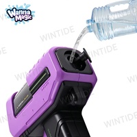 Pistolet à eau automatique vert WANNA MAGIC, portée de 20 pieds, lanceur d'eau électrique, jouet d'été pour enfants