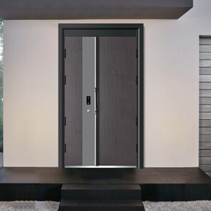 <span class=keywords><strong>2022</strong></span> mode luxe design ignifuge haute qualité sécurité porte d'entrée un et demi porte en acier pour <span class=keywords><strong>maison</strong></span> avec serrure intelligente - Product Image 2