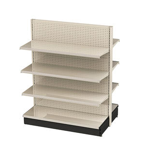 Estante de supermercado de tamaño personalizado de estilo americano con revestimiento de plástico de alta calidad - Product Image 2