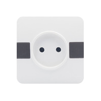 Ingelec ABS 10A interrupteur tactile prise simple/deux gangs double contrôle panneau mural IP20 pour Smartlife App ménage