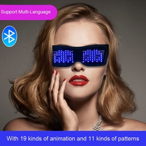 2020 più nuovo USB Ricaricabile APP Programmabile dente Blu Magia Lampeggiante Occhiali Occhiali A LED - Product Image 2