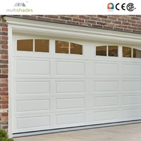 Porte de garage en aluminium résistante aux ouragans MULTISHADES avec isolation haute densité pour les maisons côtières