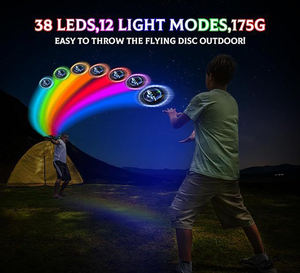 Nuovo 12 modalità di luce luce per esterno ricaricabile Flying Disc <span class=keywords><strong>launcher</strong></span> per bambini giocattolo - Product Image 4
