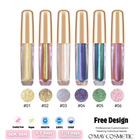 Fard à paupières effet caméléon à changement de couleur, marque privée, logo personnalisé, fard à paupières duo-chrome multi-chrome, teintes personnalisées, OEM ODM, maquillage pour les yeux