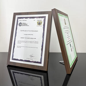Placa de aluminio personalizada, placa de certificado, placa de madera maciza en blanco, placa de madera maciza, premio, 2017 - Product Image 6