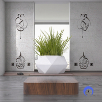 Style chinois moderne ABS plastique Air jardin Smart Pot magnétique lévitation flottant bonsaï Pot de plante Vase intérieur décorations pour la maison