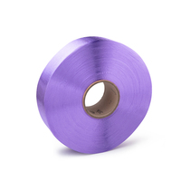Filament de polyester coloré trilobal brillant 100% écologique FDY 150d 48f pour broderie et couture