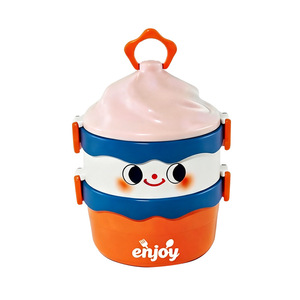 Boîte à lunch créative en forme de crème glacée, boîte à lunch mignonne en acier inoxydable 304 de qualité alimentaire, grande capacité - Product Image 4