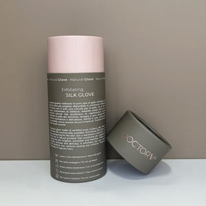 أنبوب شحن مخصص من الكرتون، أنبوب تغليف بريدي للملصقات والجوارب والأقمشة، صندوق دائري، أنبوب كرافت من الورق البني، بغطاء معدني أو غطاء بلاستيكي - Product Image 4