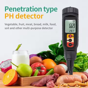 Toprak et ekmek ve meyve için yeni gıda PH test cihazı dijital termometre - Product Image 5