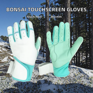 2026 TRENDING Flower Fashion Touch Screen Thermal Women's Plain Knitted Winter Stretch <b>Baseball</b> <b>Gloves</b> Quick Dry Sports Party - Product Image 2