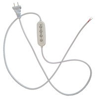 Cordon d'alimentation avec minuterie pour lampe de culture, normes européennes et américaines, pour tubes T5/T8 et bandes lumineuses, cordon de synchronisation à trois prises