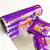 Fabricant OEM – Rouleau de film d'aluminium alimentaire imprimé, film barrière plastique, sachet vide pour l'emballage de chips et de snacks croustillants