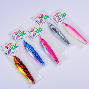 Señuelo <span class=keywords><strong>de</strong></span> pesca <span class=keywords><strong>de</strong></span> plomo para aguas profundas con ojo 3D, <span class=keywords><strong>de</strong></span> lanzamiento largo y hundimiento rápido para pesca a la deriva en <span class=keywords><strong>barco</strong></span>, <span class=keywords><strong>cebo</strong></span> para caballa sin anzuelos - Product Image 1