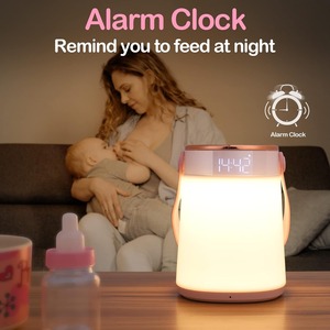 Rechargeable 3D Moon <b>LED</b> <b>Night</b> <b>Light</b> ABS Lamp for Kids Bedroom USB Charging Multicolored Touch Control Middle Size Modern - Product Image 2