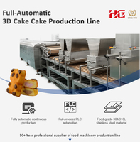 Ligne de production de gâteaux 3D entièrement automatique HG - Machine industrielle de traitement de gâteaux 3D avec moule - Solution clé en main